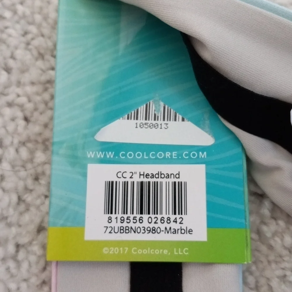 Lot Of 2 Coolcore Headbands. Headbands Workout Sports